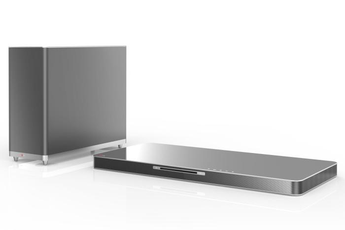 Lg soundplate doubles as a speaker system and home entertainment hub