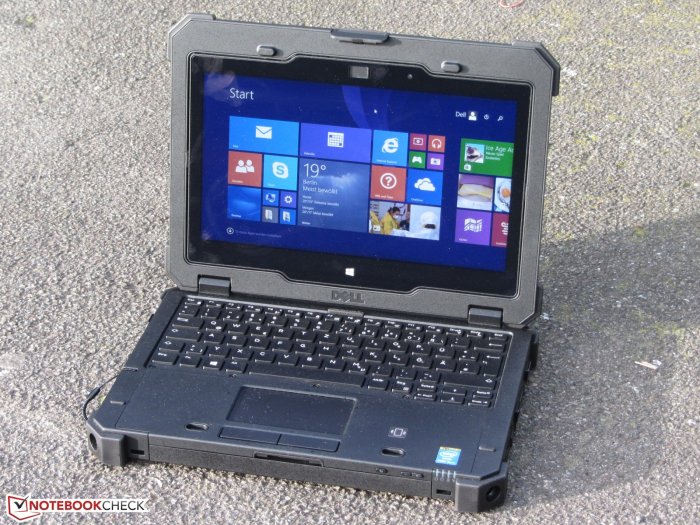 Dell latitude 12 rugged extreme does both tablet and notebook dances