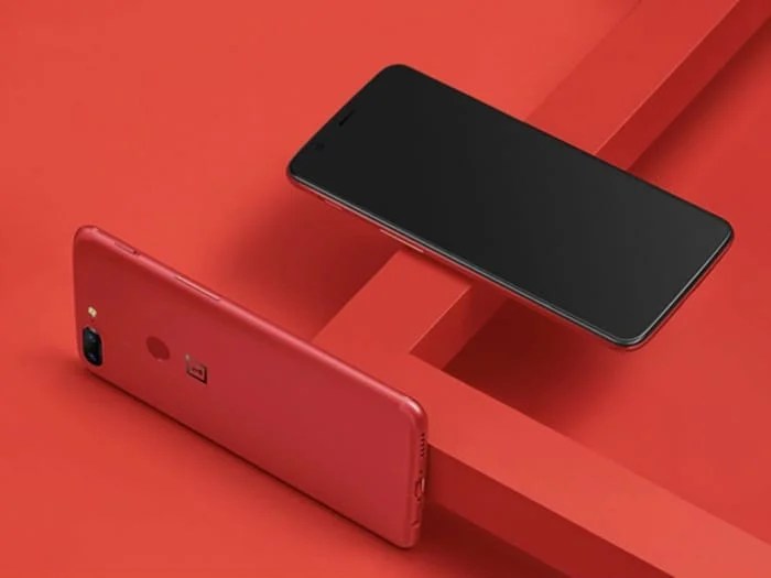 Oneplus 5t in lava red china