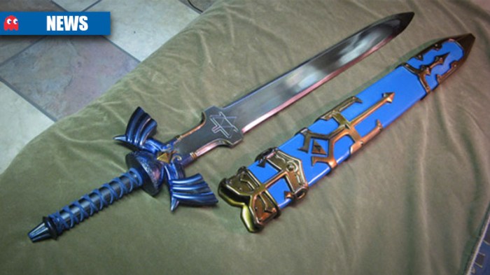 Man gets stabbed by master sword from zelda during domestic disturbance