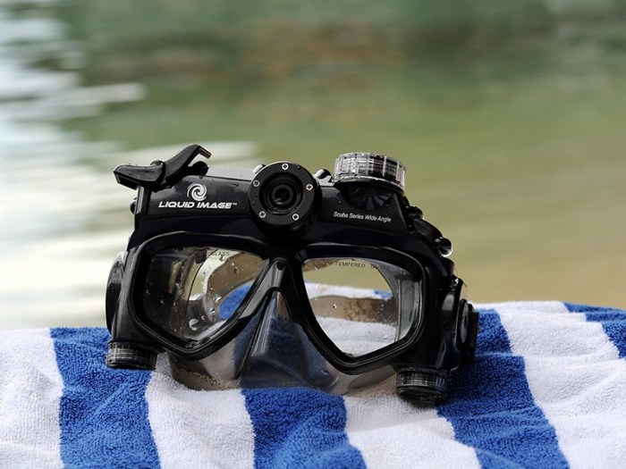 Liquid image unveils hydra diving mask with video recording capabilities