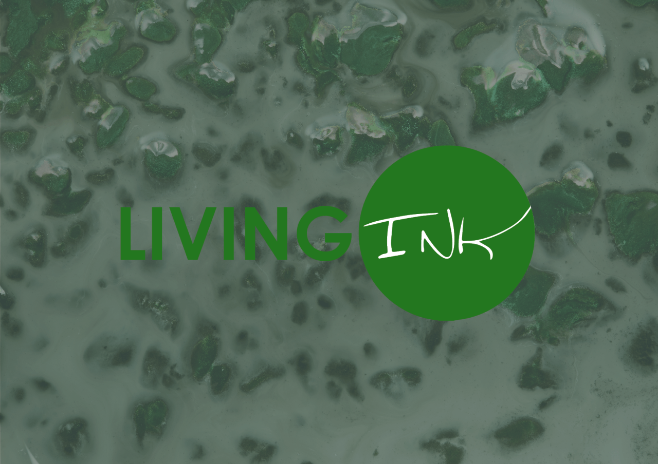 Living ink can react to environment