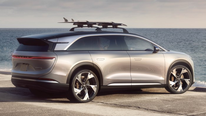 Lucid motors trademark gravity suv charging