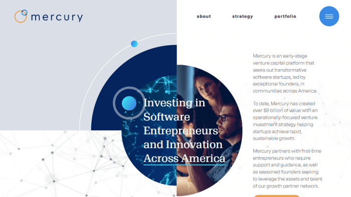 Mercury fund venture capital saas