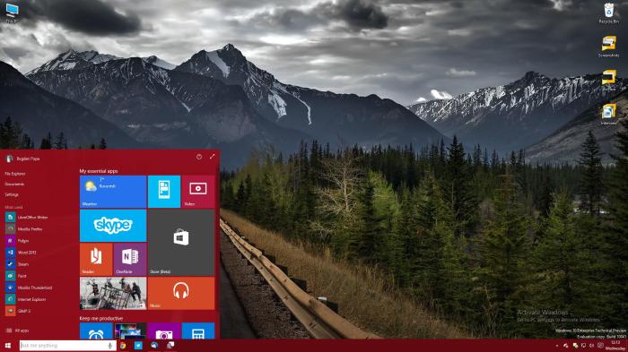 Pirated windows 10 systems will have a watermark on the desktop