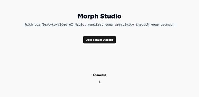 Morph studio lets you make flims using stability ai generated clips