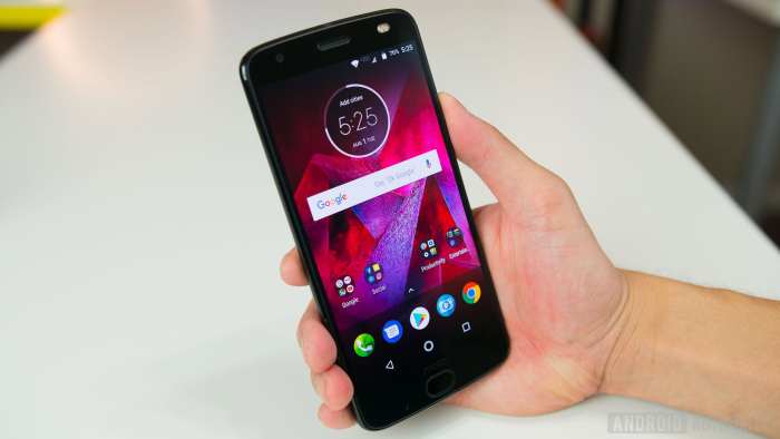 T mobile moto z2 force android oreo