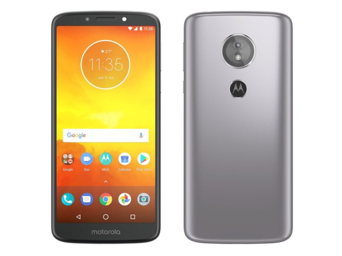 Moto e5 render leaked