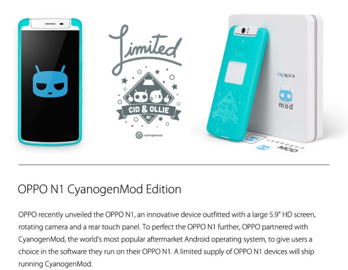 Oppo n1 receives official cyanogen cm11s rom