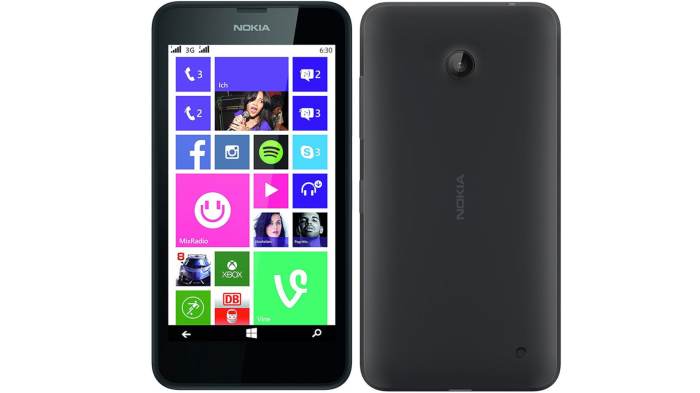 Nokia lumia 630 specifications leaked rumor