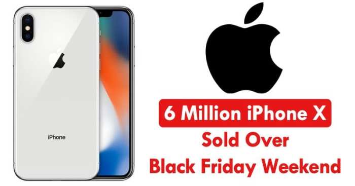 6m iphone x sold black friday