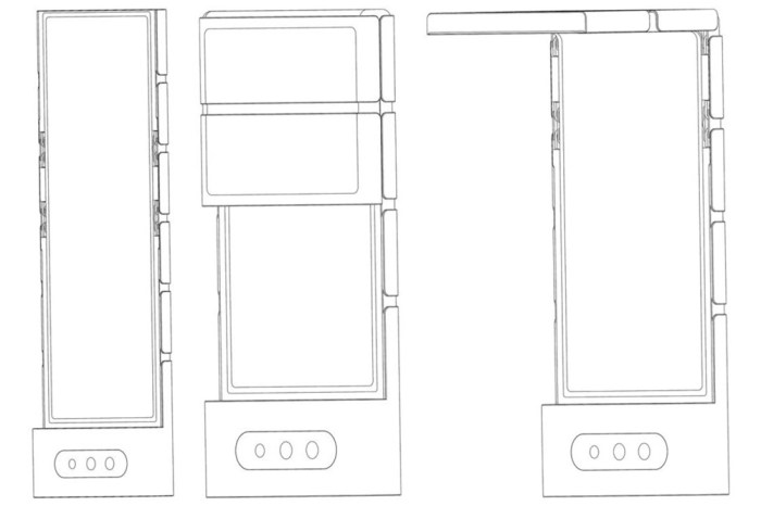 Oppo patents foldable phone