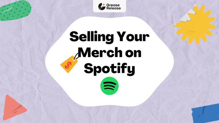 Spotify merchandise sales include beauty products