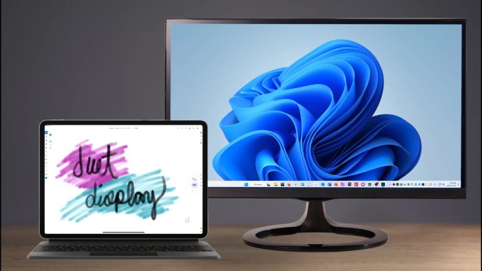 Duet display turns your ipad into a secondary display for your pc