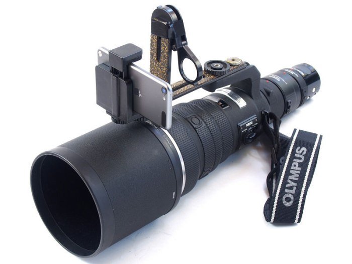 Rocket launcher style olympus air a01 camera module setup could get you arrested