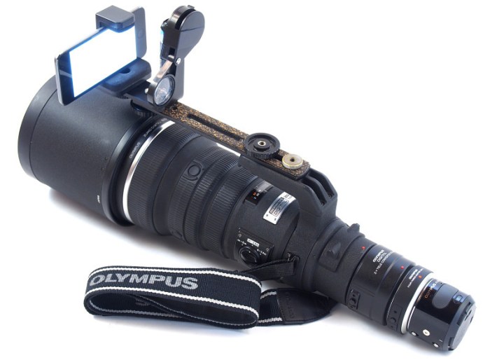 Rocket launcher style olympus air a01 camera module setup could get you arrested