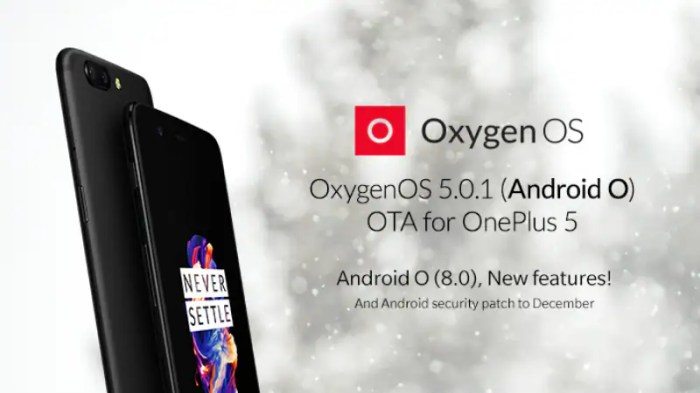 Oreo based oxygen os 5 0 for oneplus 5 released