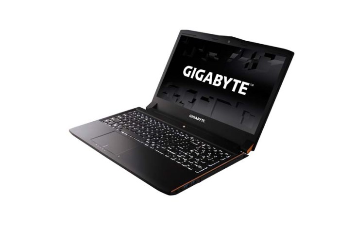 Gigabyte p55k gaming laptop announced