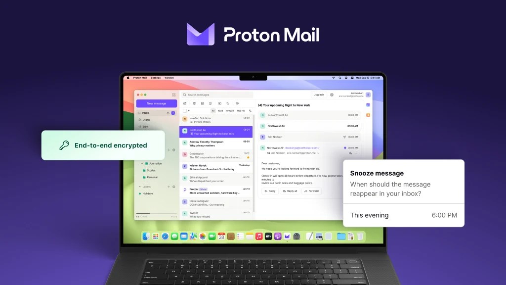 Proton mail desktop mac windows linux premium paying users