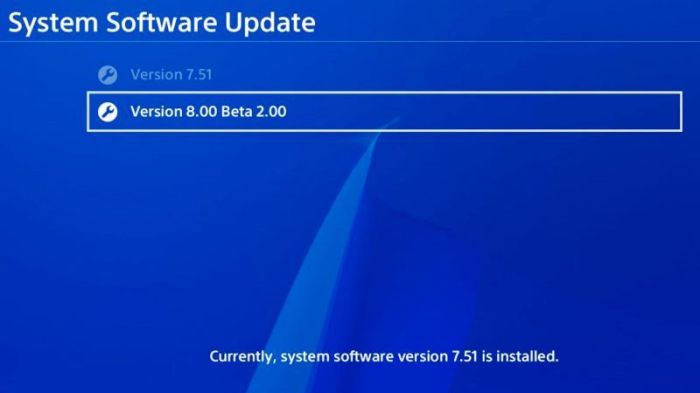 Sony beta testers for major ps4 software update