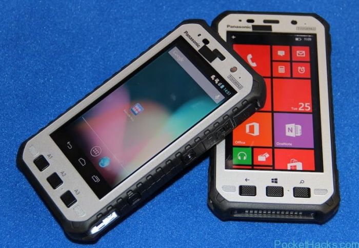 Panasonic fz e1 runs on windows embedded 8 handheld