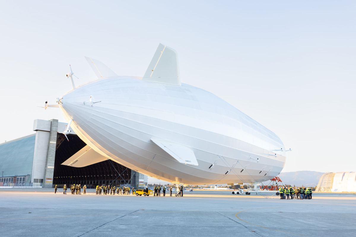 The worlds largest aircraft breaks cover in silicon valley