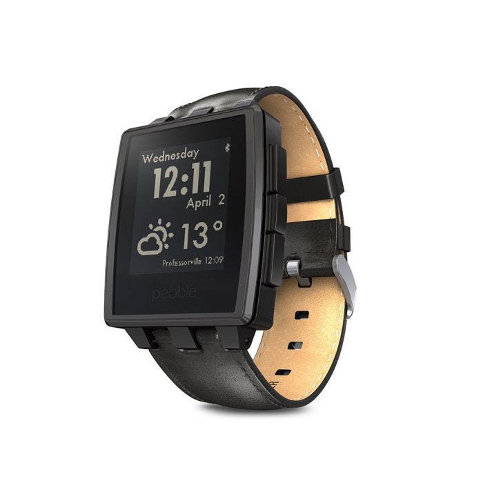 Pebble steel smartwatch with new apps