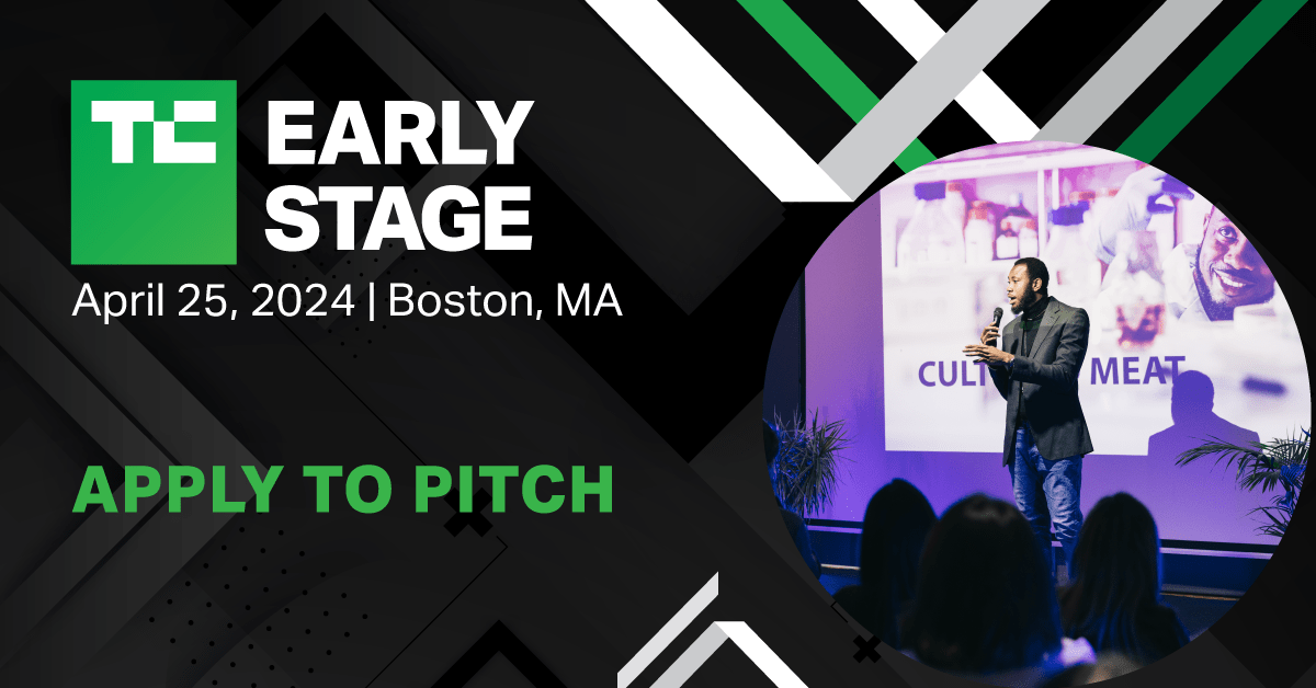 Apply to pitch at techcrunch early stage 2024 in boston