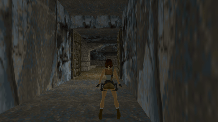 Original tomb raider level played in browser