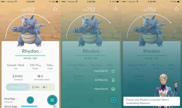 Pokemon go update appraisal feature