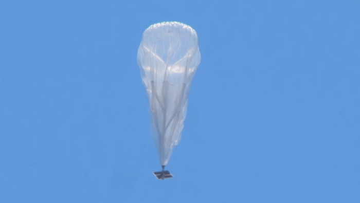 One balloon from project loon could cover the area of rhode island