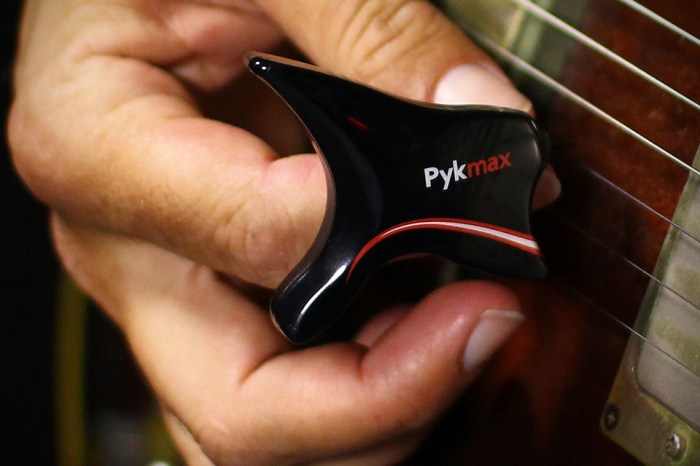 Pykmax gives the humble guitar pick an ergonomic makeover