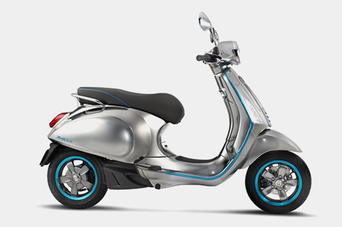 First vespa electric scooter next year