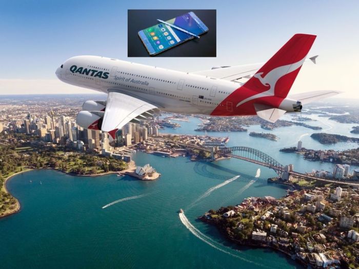 Australian airlines ban galaxy note 7