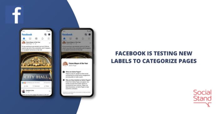 Facebook testing breaking label