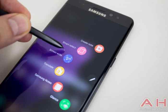 Transport canada warning galaxy note 7