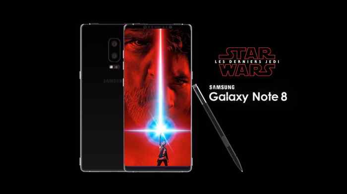 Galaxy note 8 star wars edition