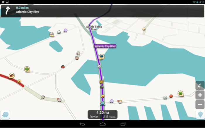 Waze help users find parking spot