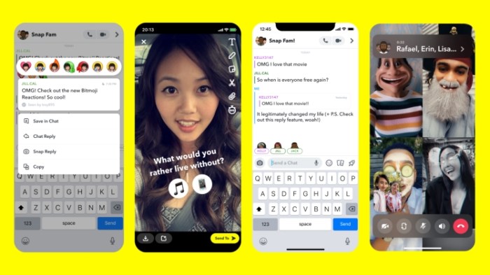 Revamped snapchat separate social from media