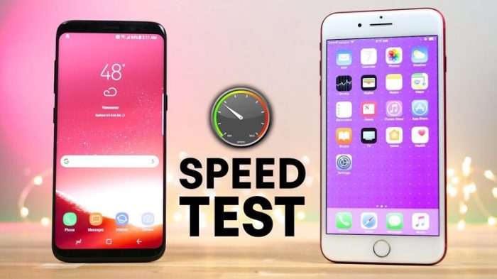 Iphone 6s galaxy note 7 speed test