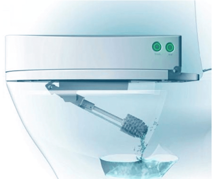 Spinx toilet cleaning robot gets job done 90 seconds