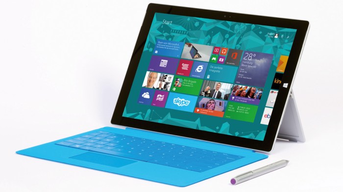 Microsoft announces surface 3 tablet