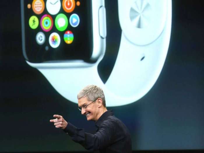 Tim cook the apple watch is the first smartwatch that matters