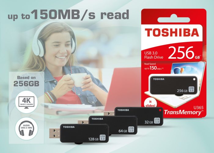 Toshiba reveals new retractable and mini usb flash drives