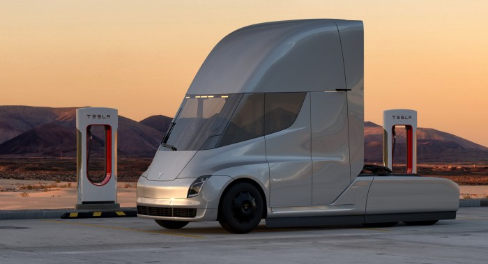 Tesla semi electric truck official