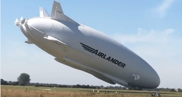 Hybrid air vehicle airlander 10 crash