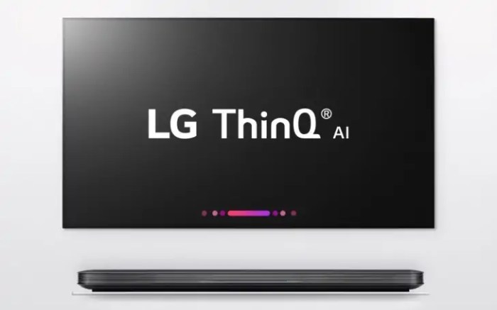 Lg thinq ai in 2018 tv