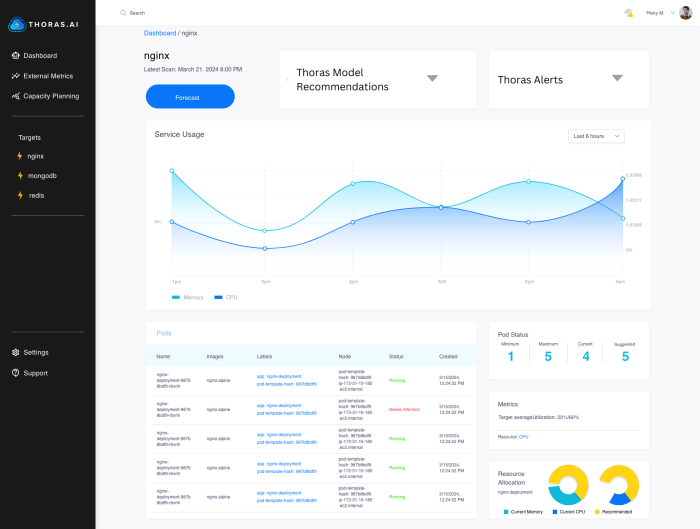 Thoras ai created a kubernetes optimization tool to automate resource allocation