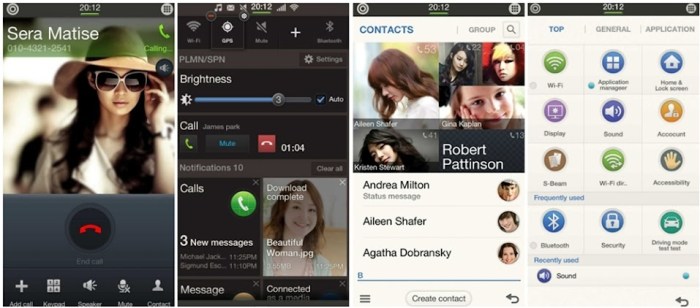 Leaked tizen screenshot confirms new touchwiz ui