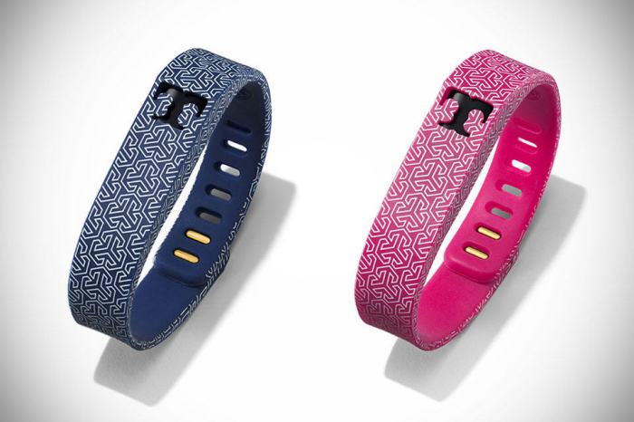 Tory burchs fret bracelet makes the fitbit flex fashionable